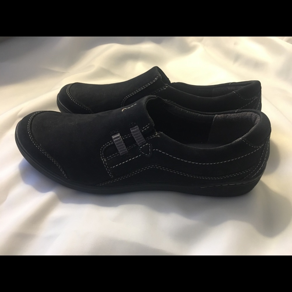 Privo by Clark Black Slip On Loafer Type Shoe